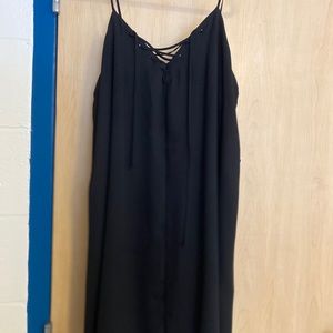 Black summer dress